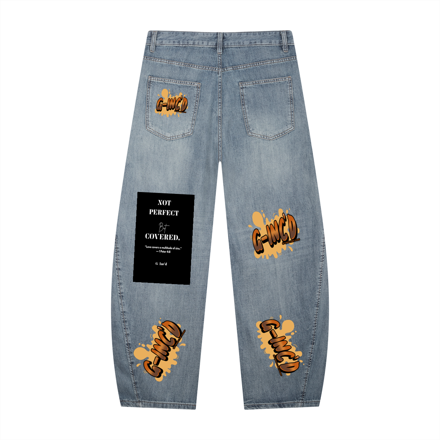 Faithwear Vintage Wash Barrel Leg Jeans (Men / Unisex)