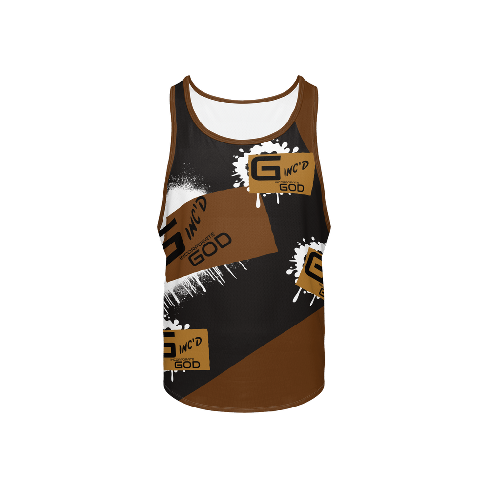 G-Inc'd Men's Muscle Tank Brown