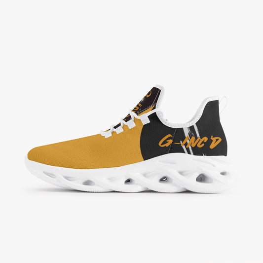 G-Inc'd Mesh Knit Sneakers - Gold