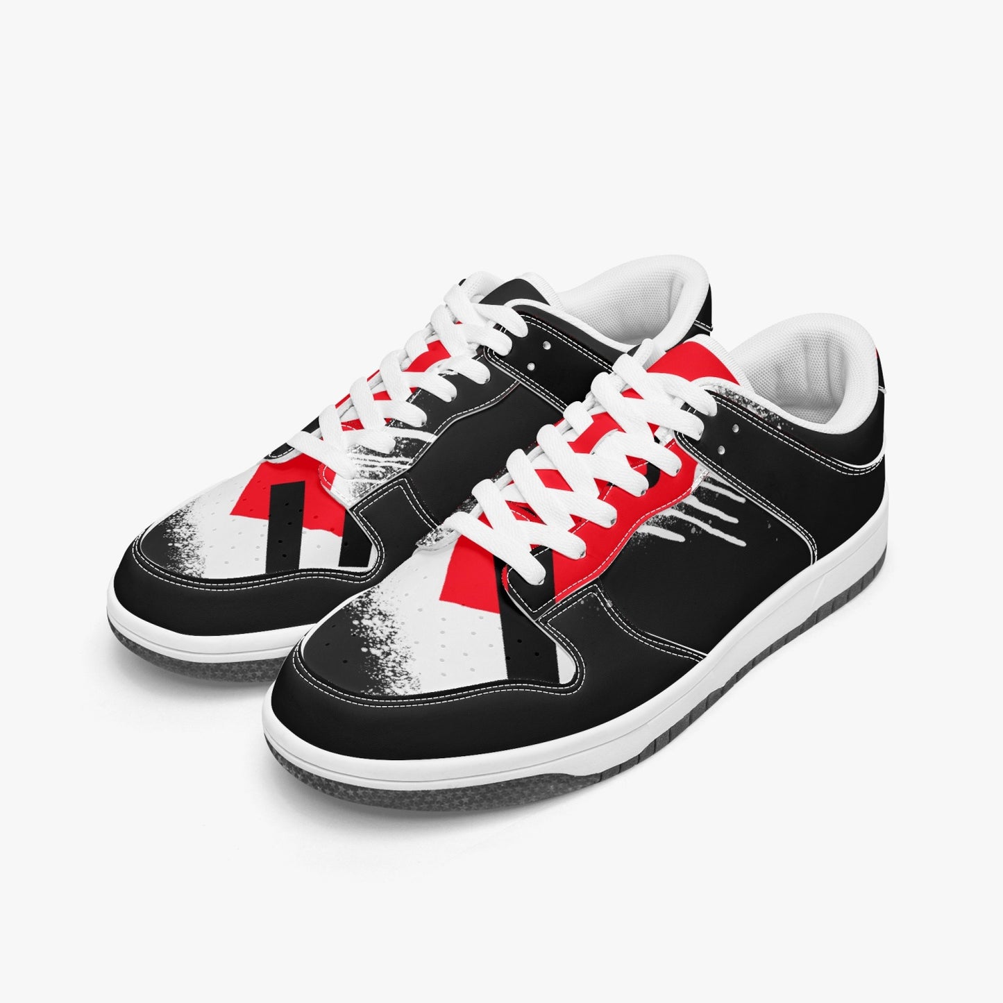 G-Inc'd Dunk Stylish Low-Top Leather Sneakers