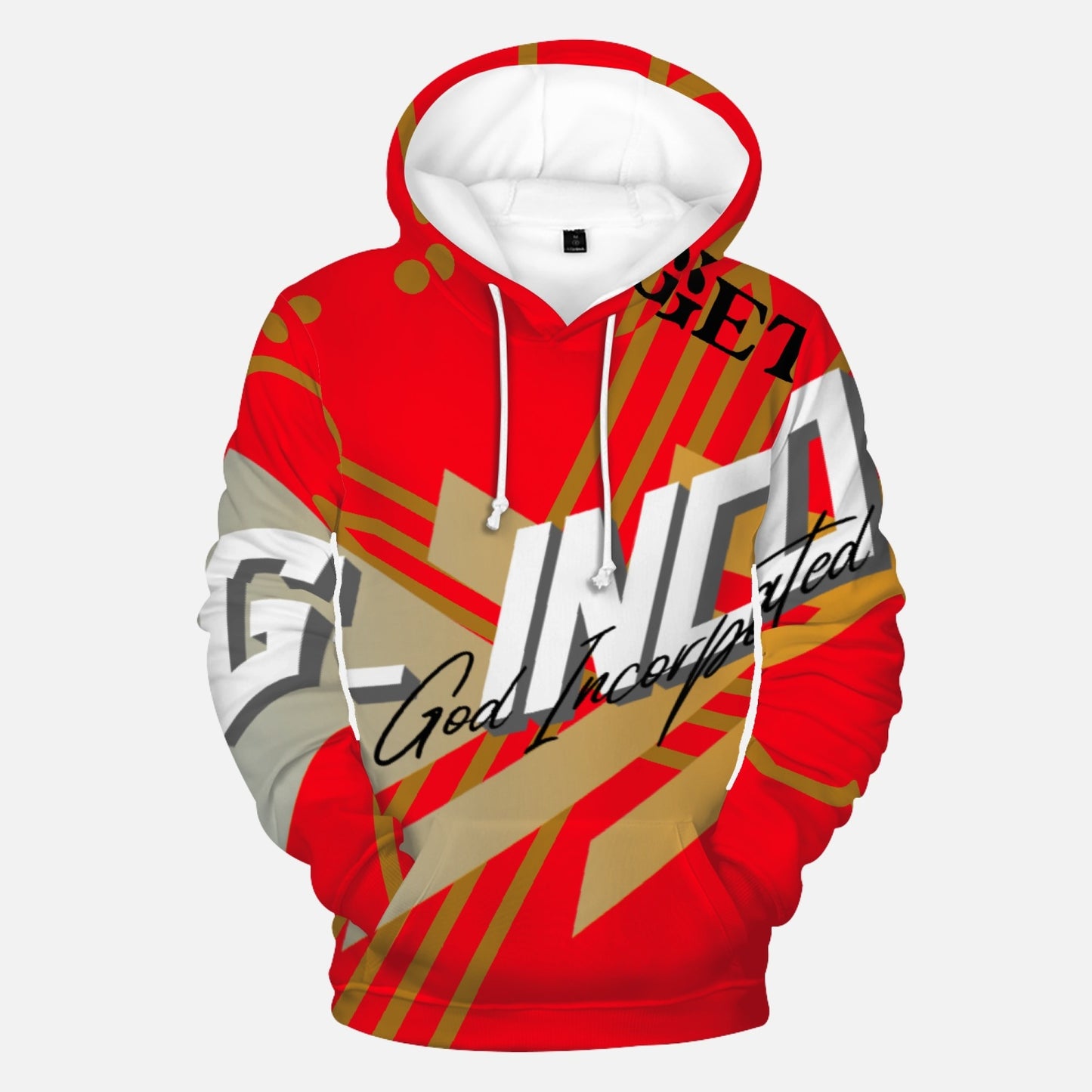 G-Inc'd  Round Collar Hoodie Red