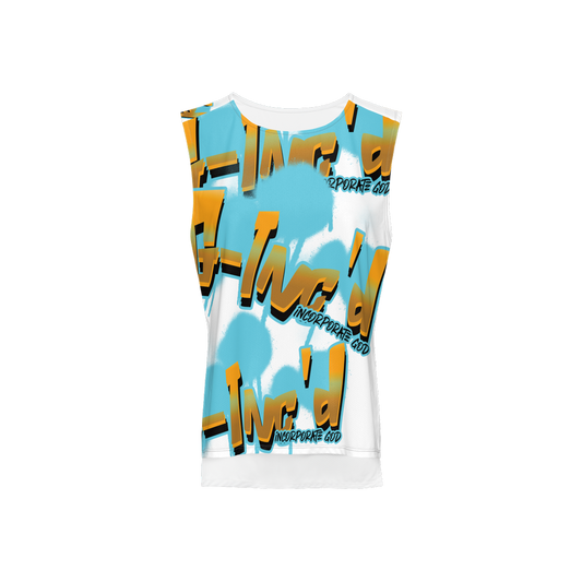 G-Inc'd  Seamless Open Side Tank Top White