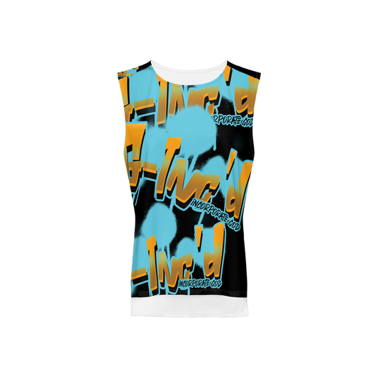 G-Inc'd  Seamless Open Side Tank Top Black