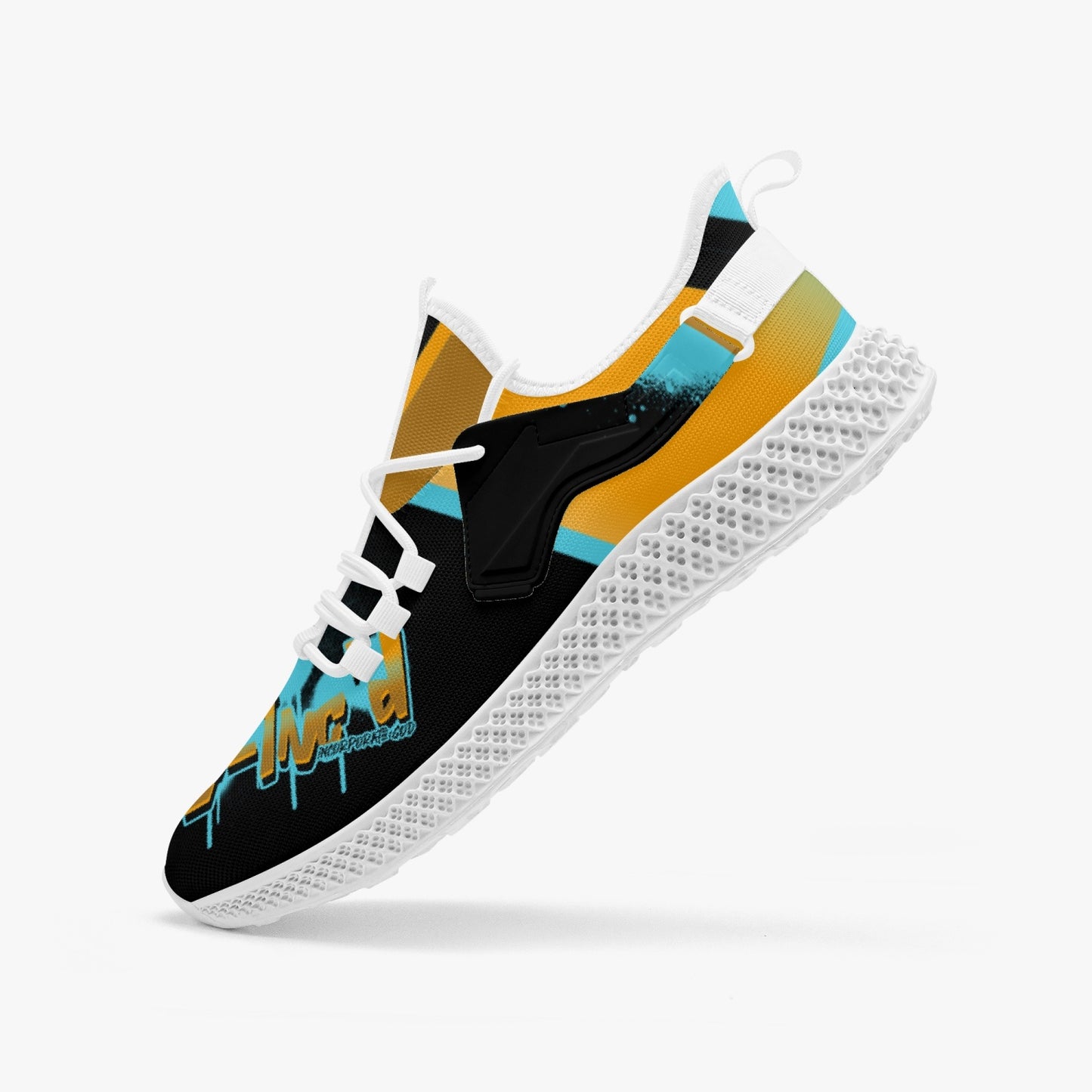 G-Inc'd Mesh Knit Turquoise Sneakers