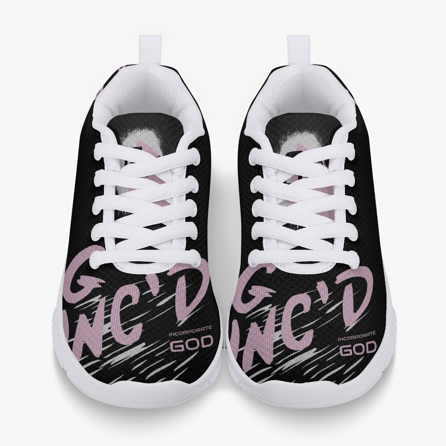 Kids' Lightweight Mesh Sneakers -Pink