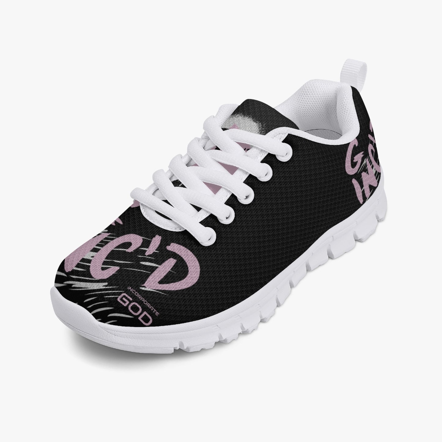 Kids' Lightweight Mesh Sneakers -Pink