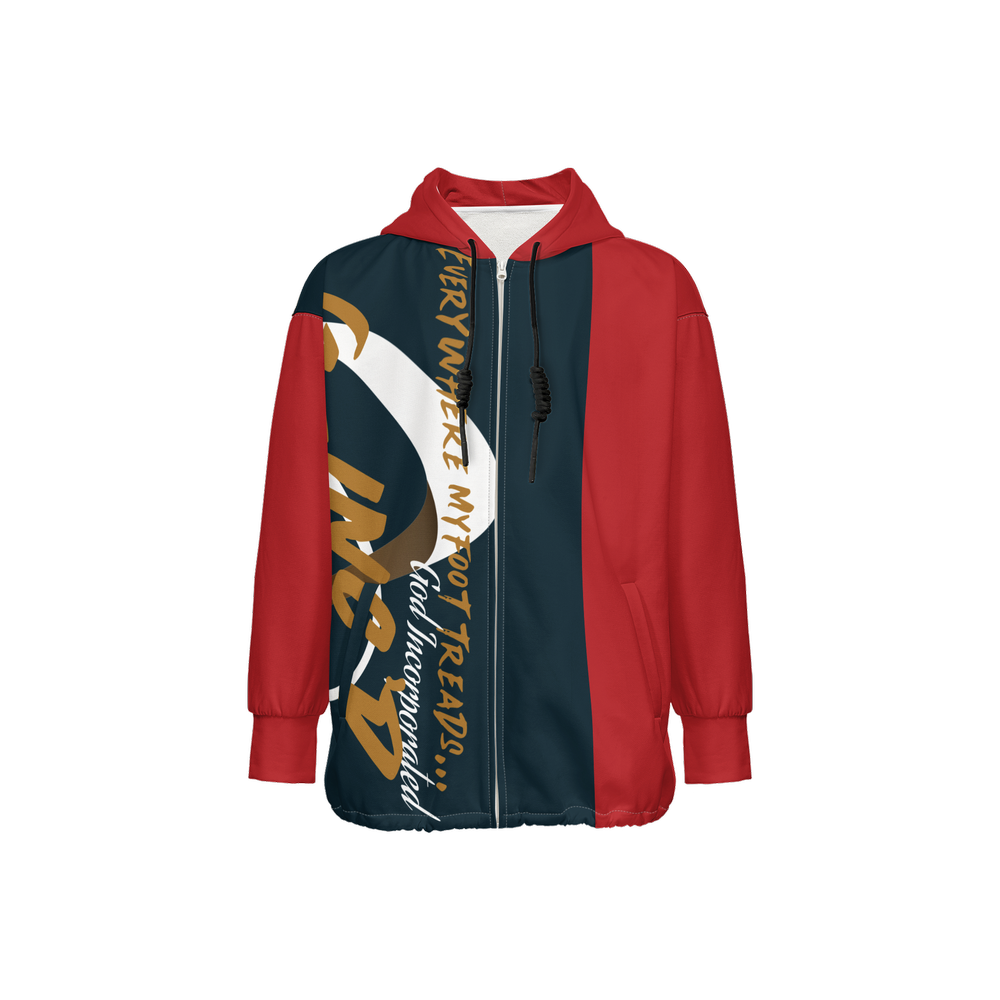 G-Inc'd Men’s Relaxed Fit Full-Zip Jacket Red