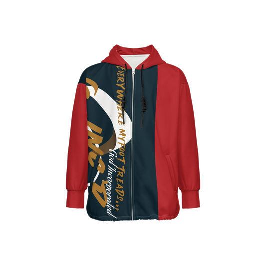 G-Inc'd Men’s Relaxed Fit Full-Zip Jacket Red