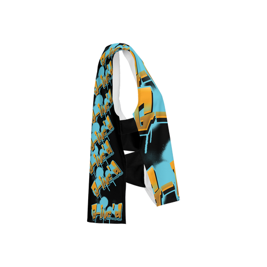 G-Inc'd Seamless Open Side Tank Top Black