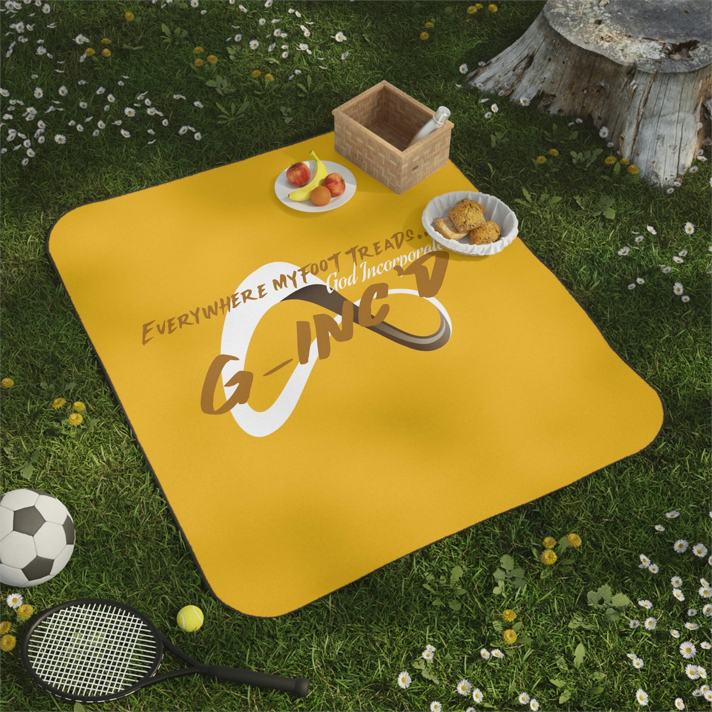 The G-Inc'd Picnic Blanket Gold