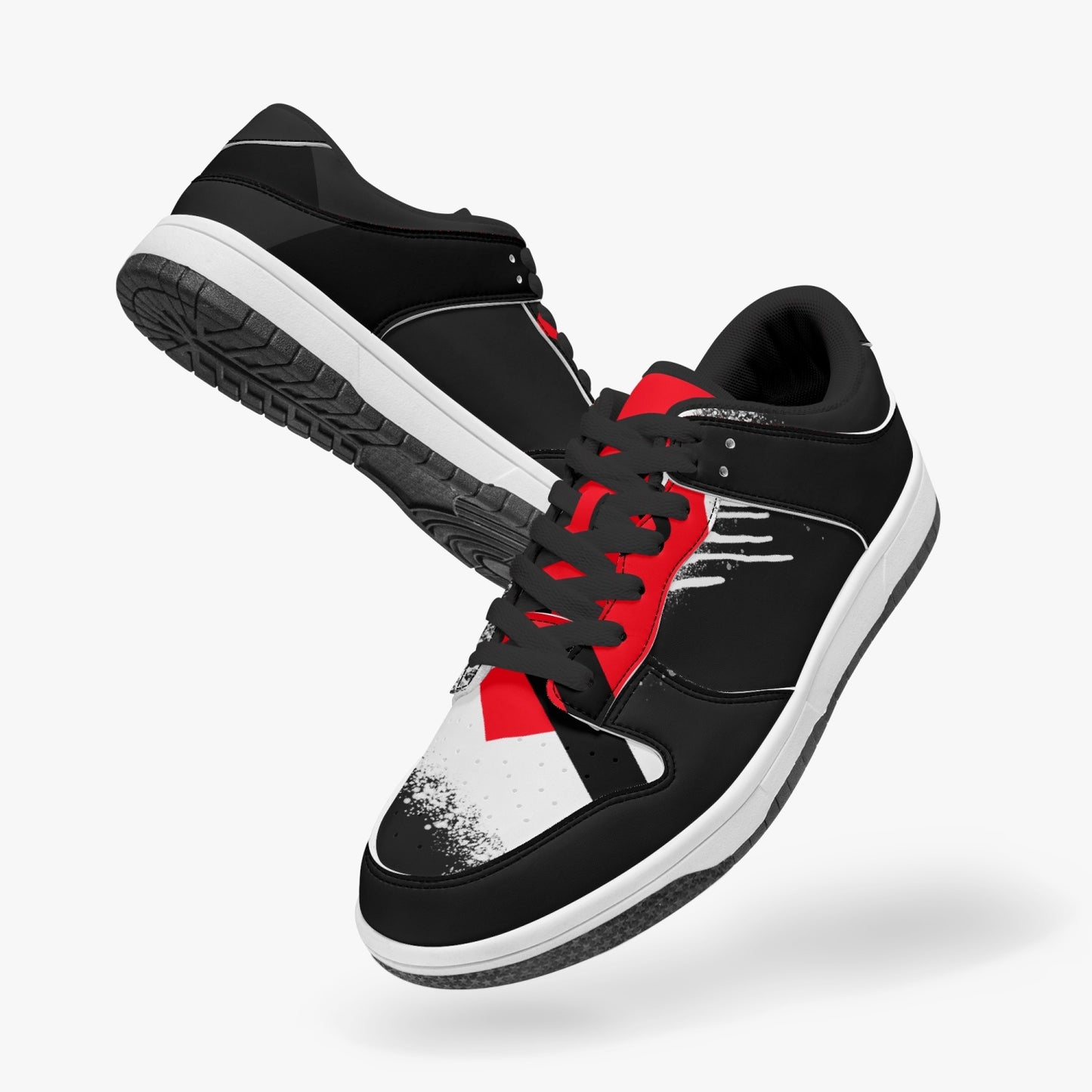 G-Inc'd Dunk Stylish Low-Top Leather Sneakers