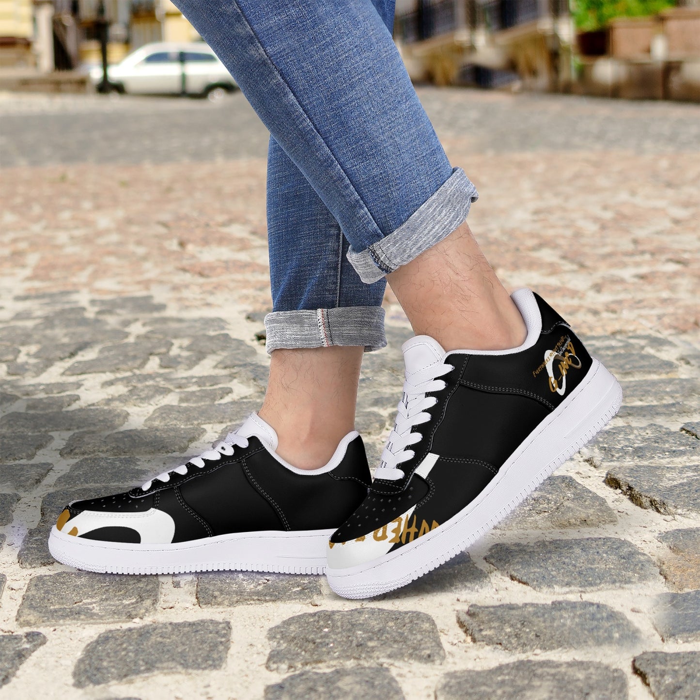 G-Inc'd  Leather Treads Unisex Black