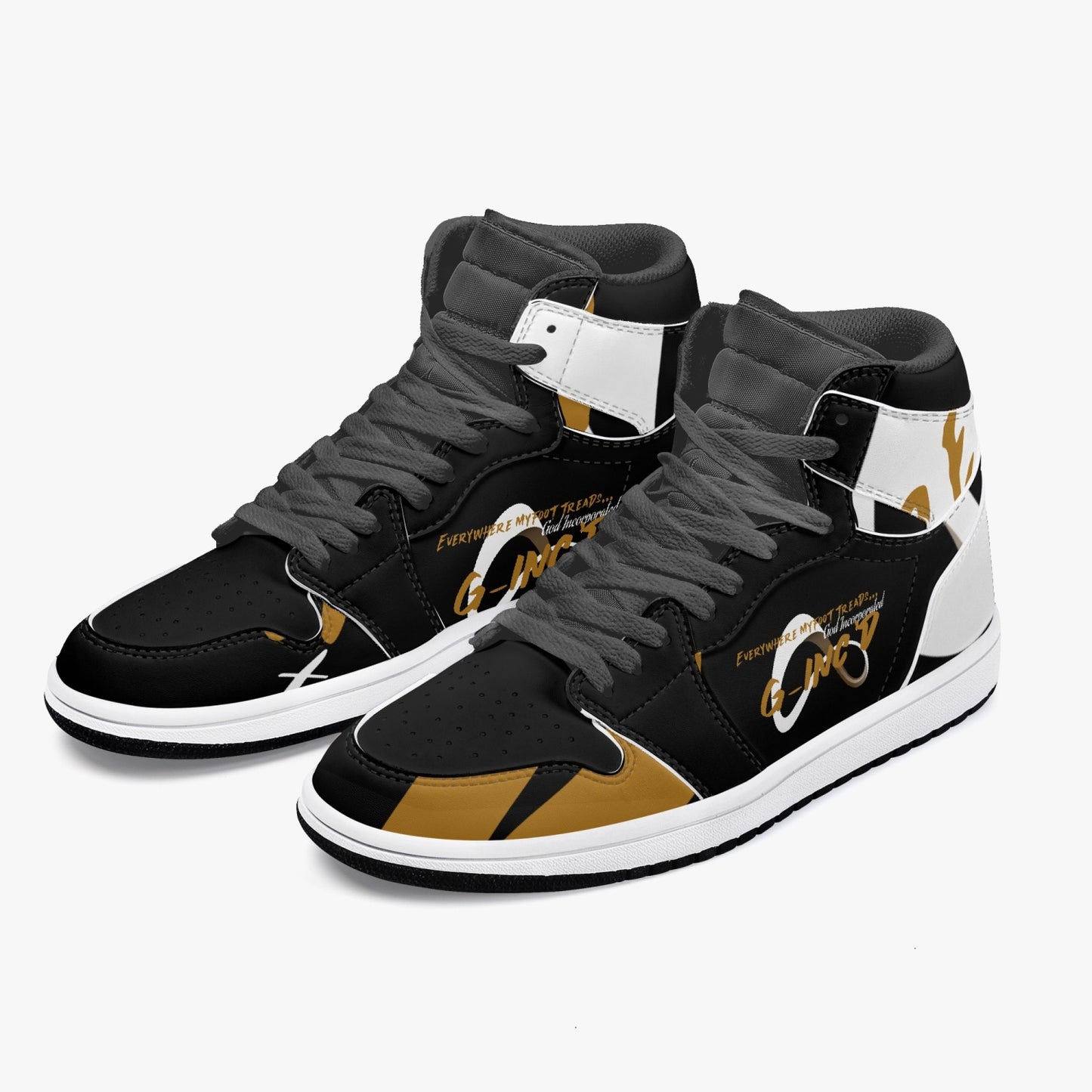 G-Inc'd  Crazy Treads Leather Sneakers