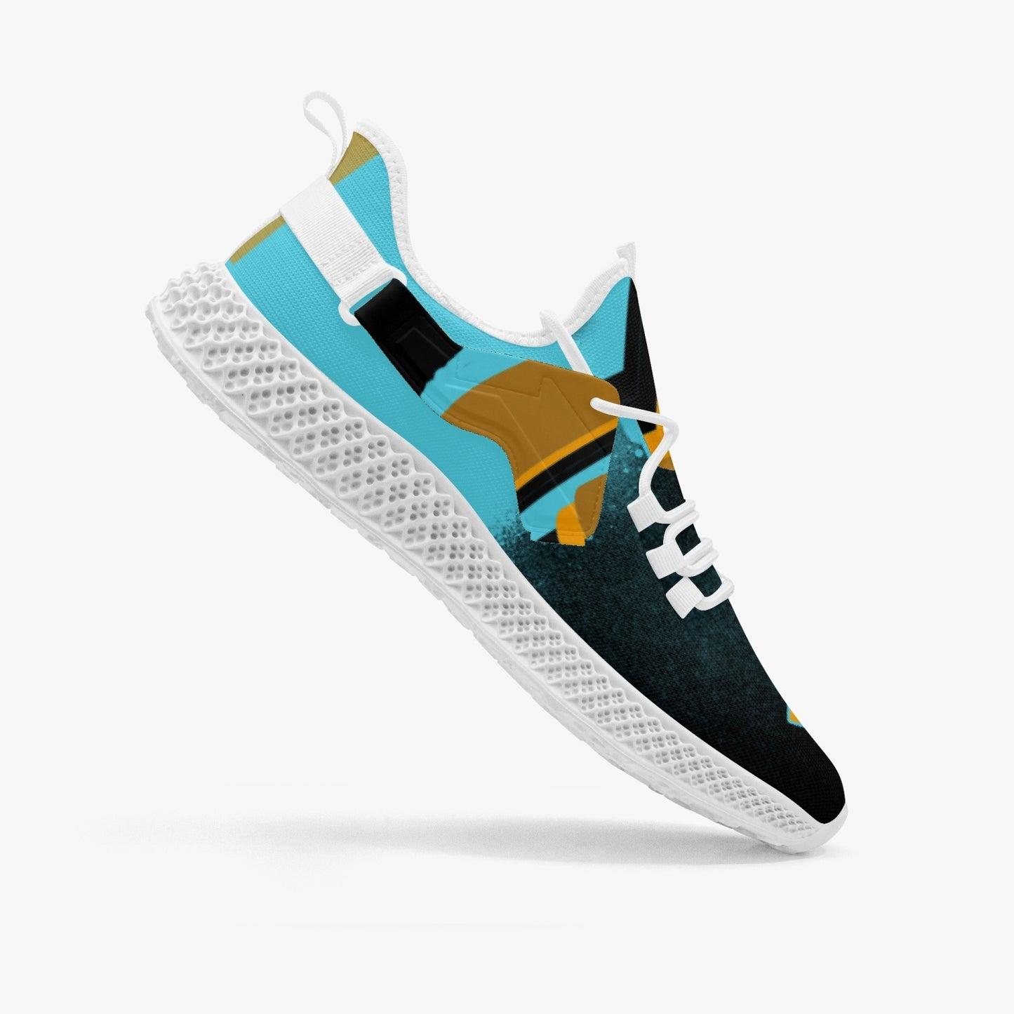 G-Inc'd Mesh Knit Turquoise Sneakers