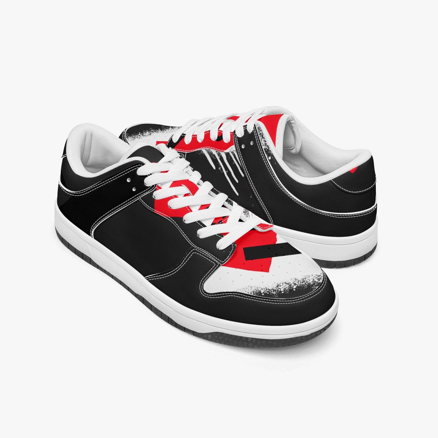 G-Inc'd Dunk Stylish Low-Top Leather Sneakers