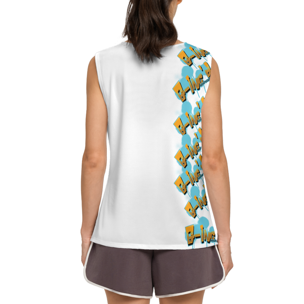 G-Inc'd  Seamless Open Side Tank Top White