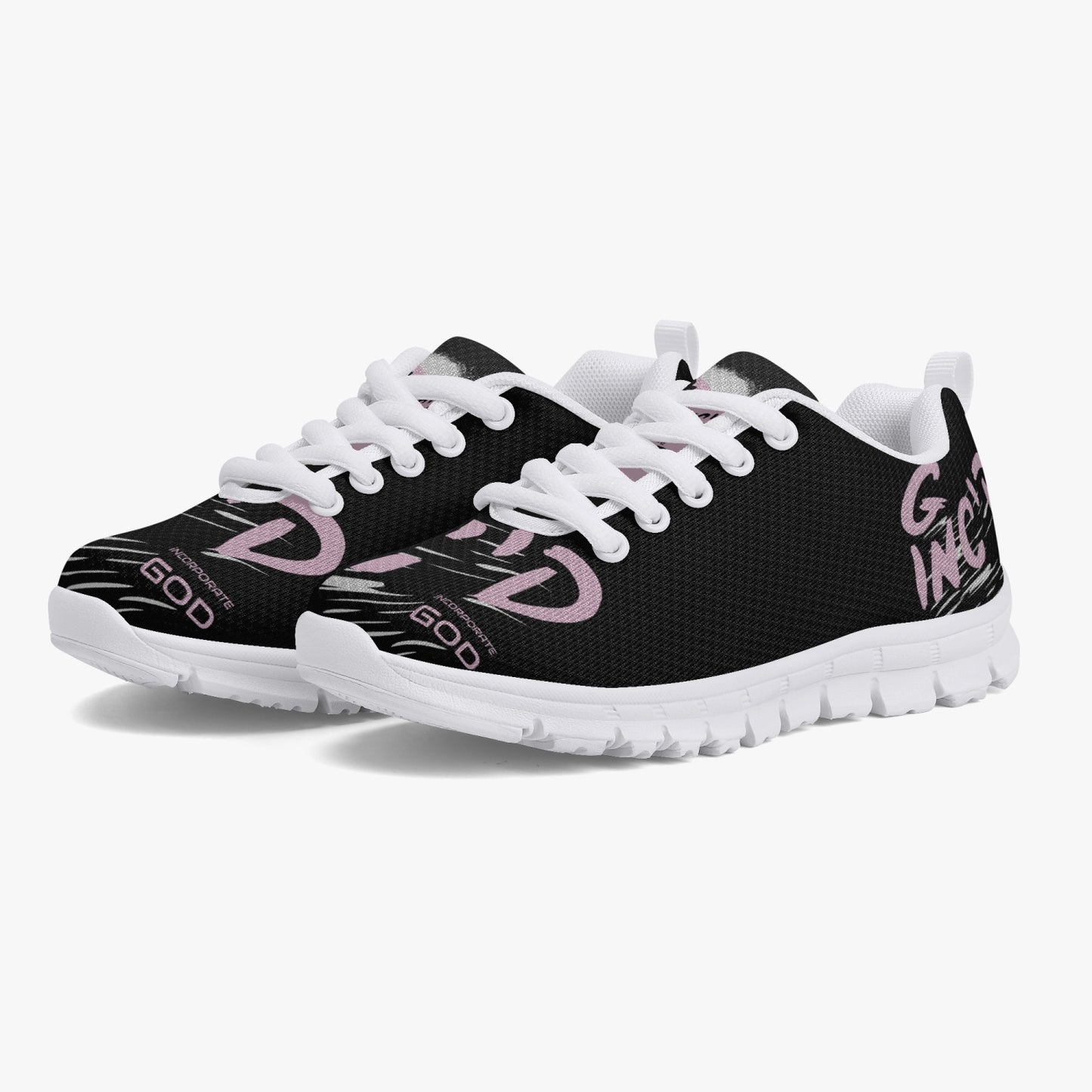 Kids' Lightweight Mesh Sneakers -Pink