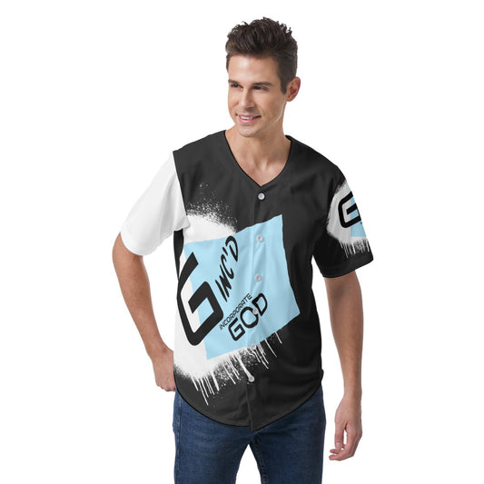 Short Sleeve Baseball Jersey (Powder)