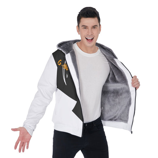 G-Inc'd Men's Sherpa Fleece Zip Up Hoodie