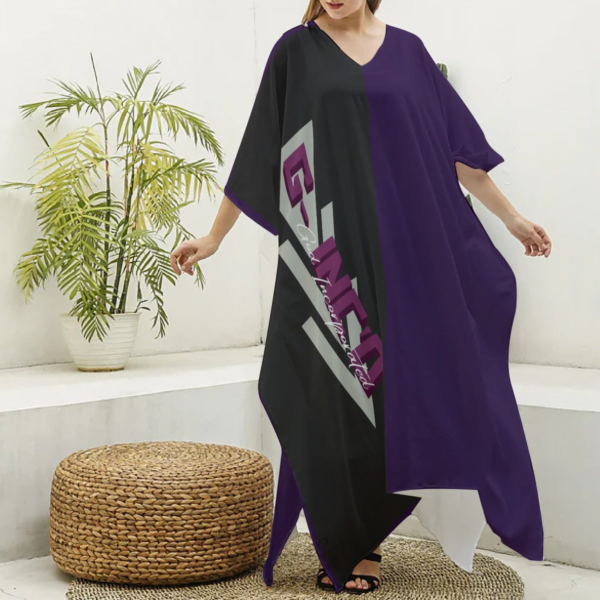 G-Inc'd  Kaftan Robe Plum