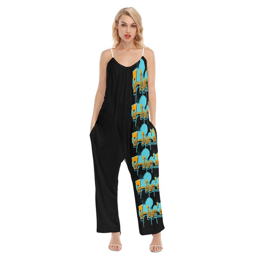 G-Inc'd  Loose Cami Jumpsuit Black