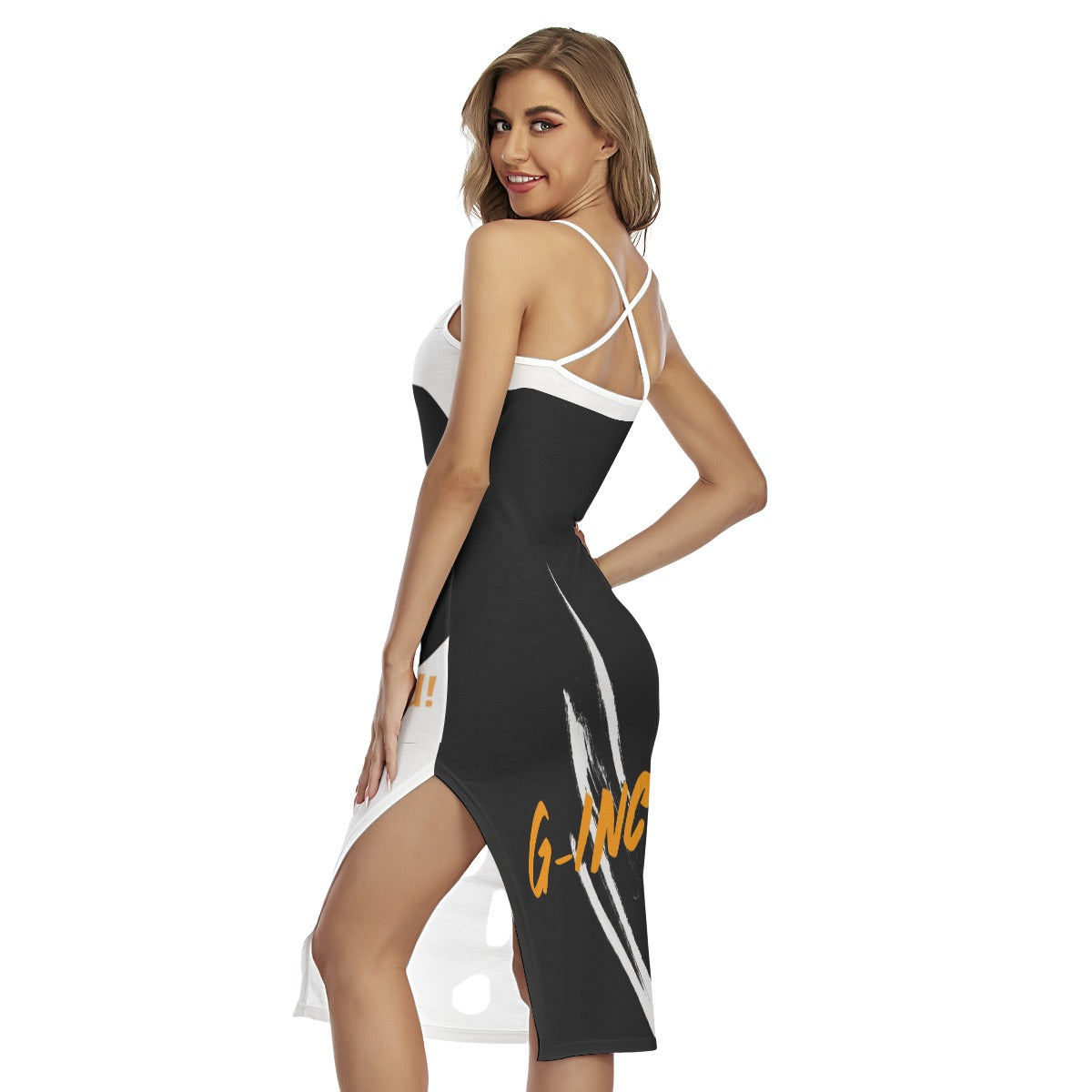 Women's Back Cross Cami Dress