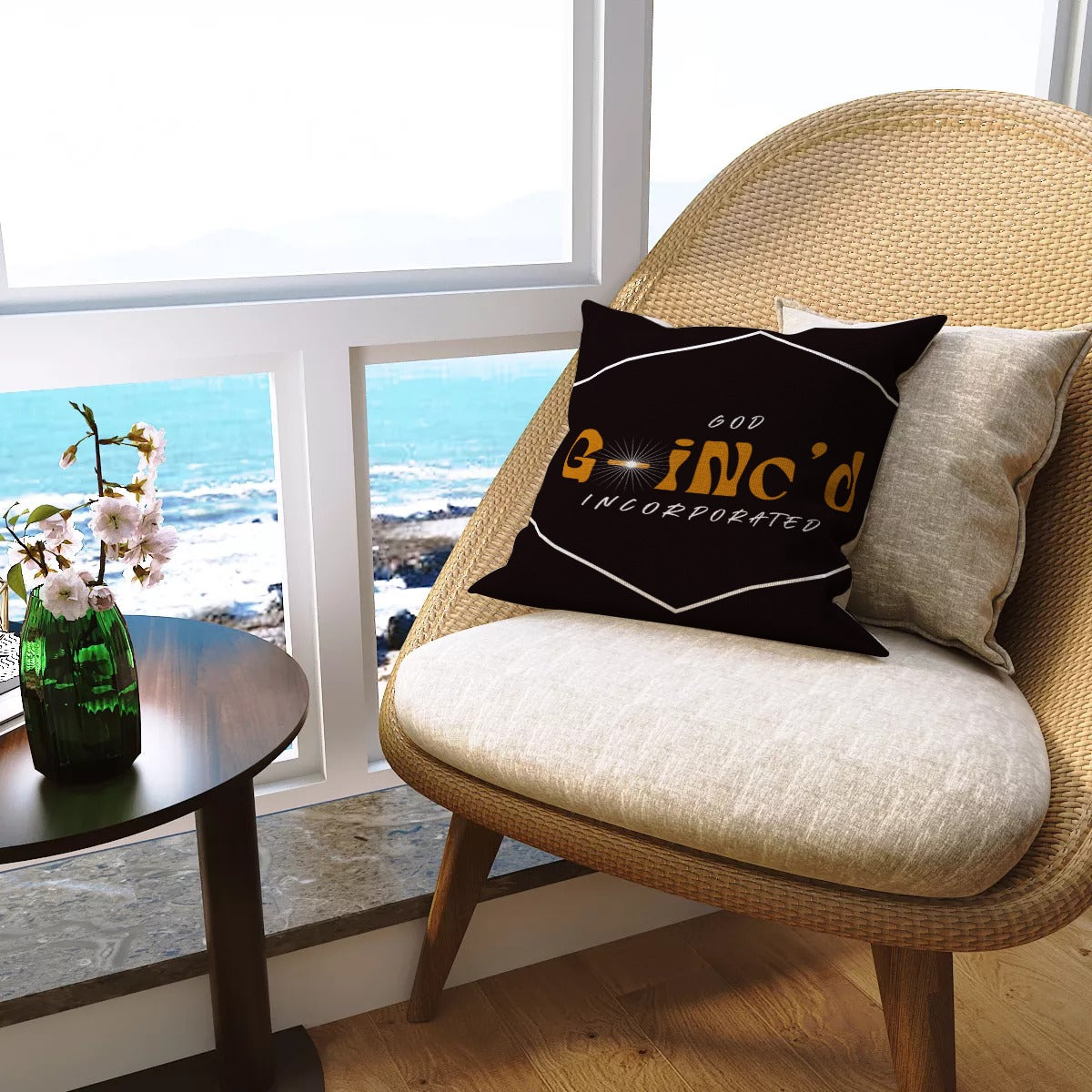 G-Inc'd Print Pillowcase | Flax