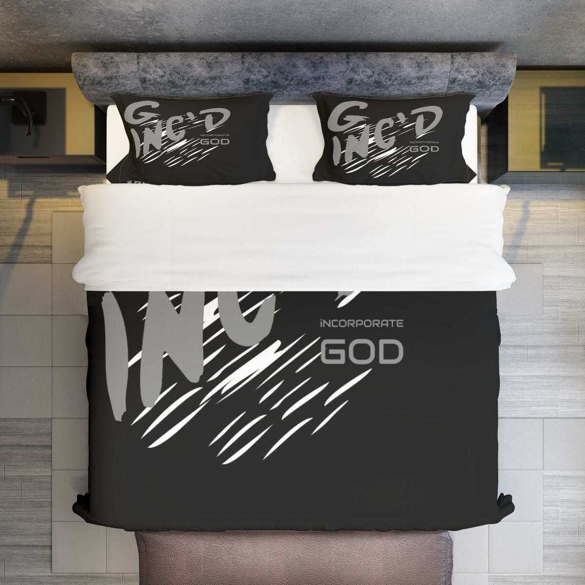 G-Inc'd Four-piece Duvet Cover Set