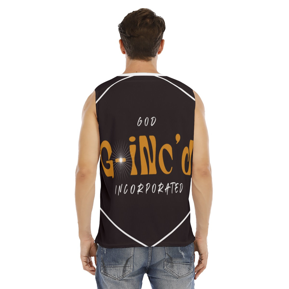G-Inc'd Men's O-neck Sleeveless Tank Top
