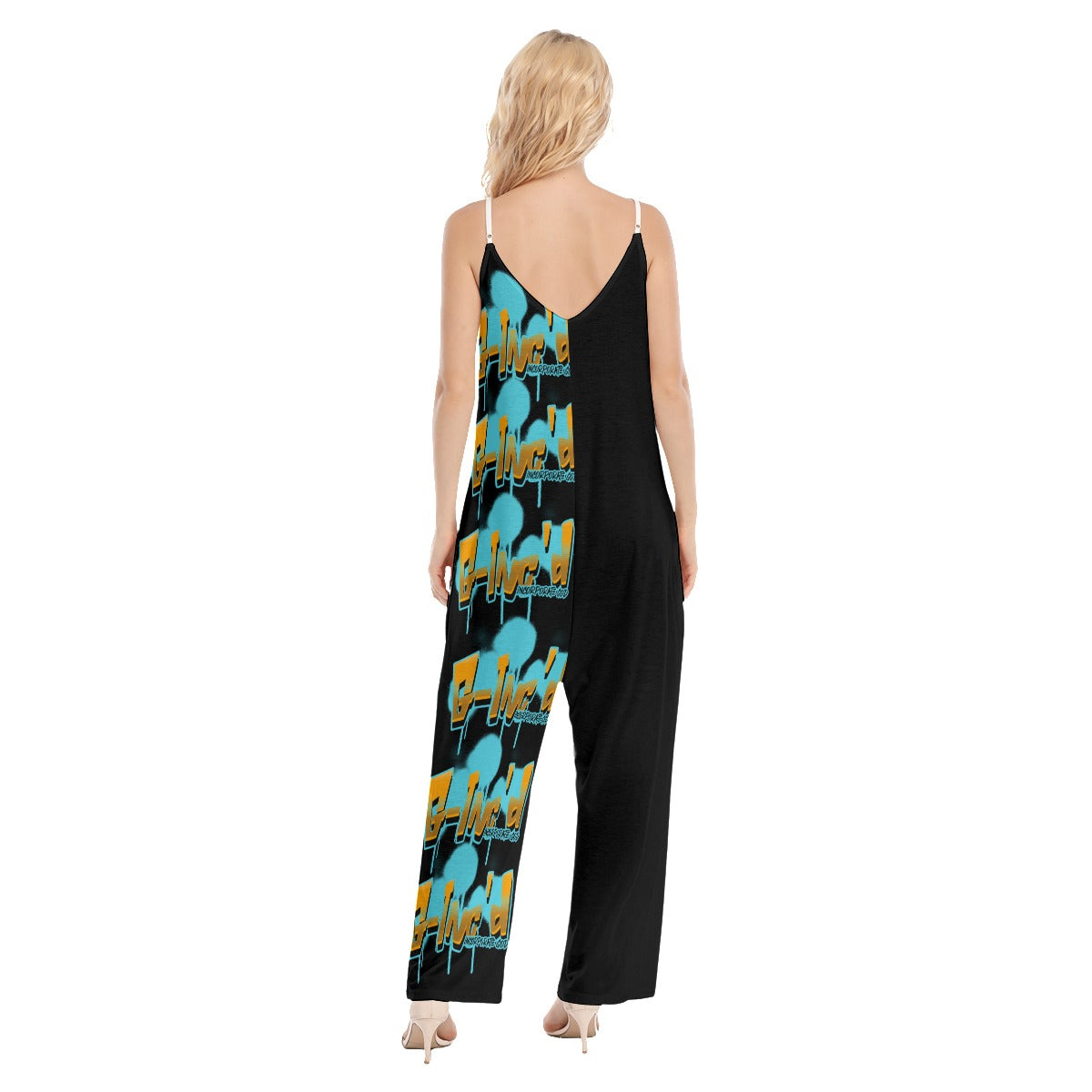 G-Inc'd  Loose Cami Jumpsuit Black