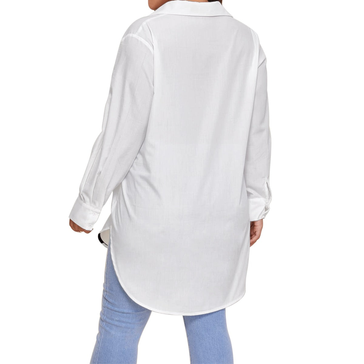 G-Inc'd Women's Shirt With Long Sleeve(Plus Size)