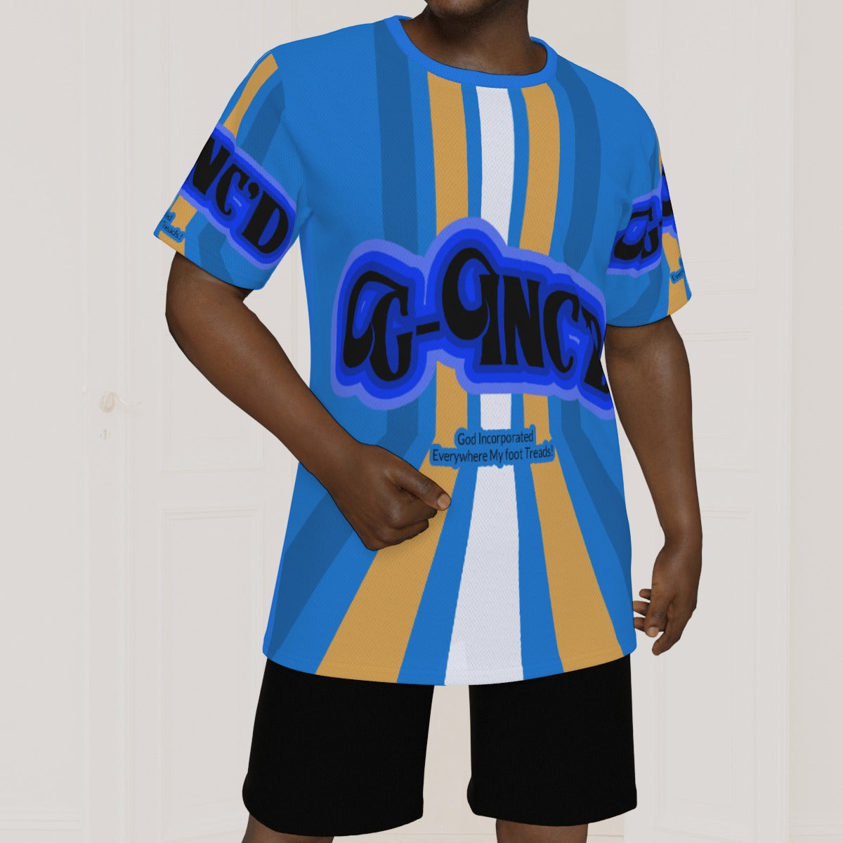 G-Inc'd Men's Message T-shirt | Blue