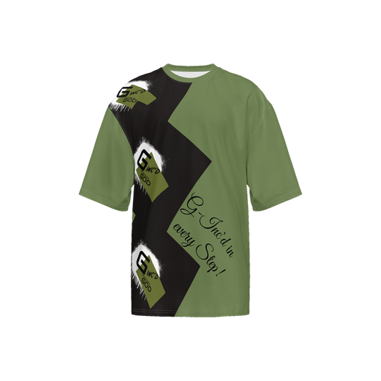 G-Inc'd  Oversized Short-Sleeve T-Shirt Olive