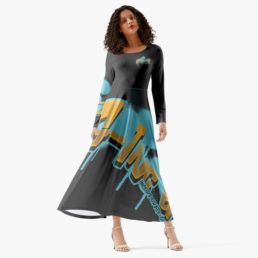 G-Inc'D Sleeved Swing Dress