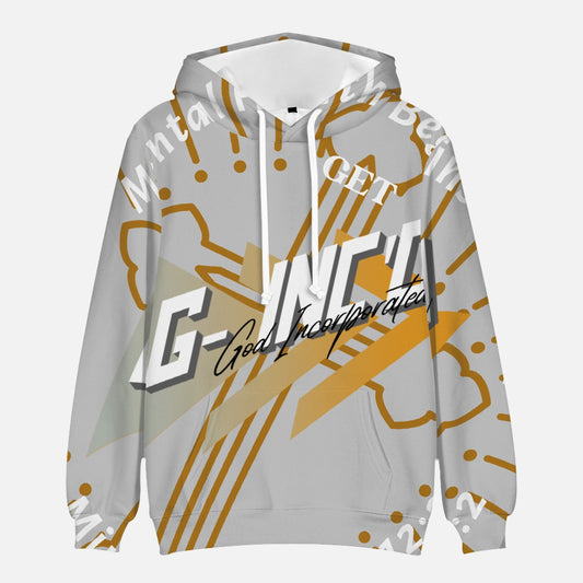 G-Inc'd  Round Collar Hoodie Gray