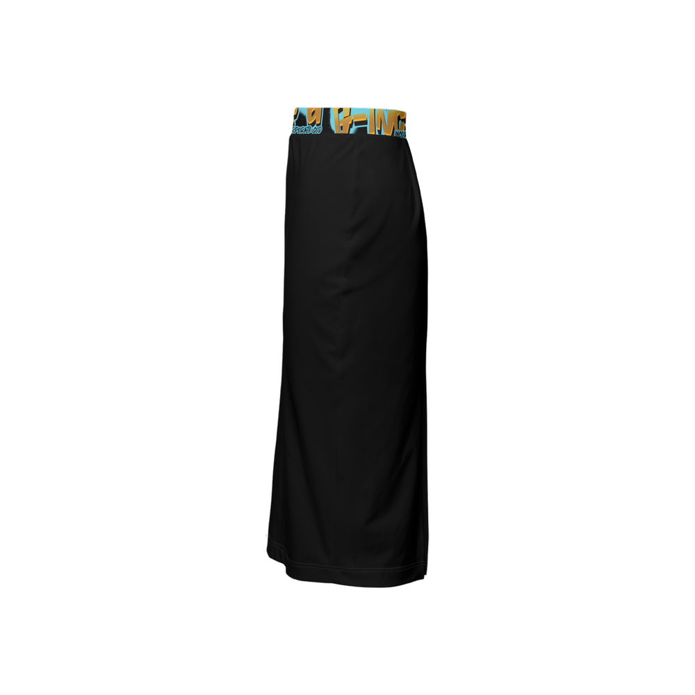 G-Inc'd  Back Split Pencil Skirt Black