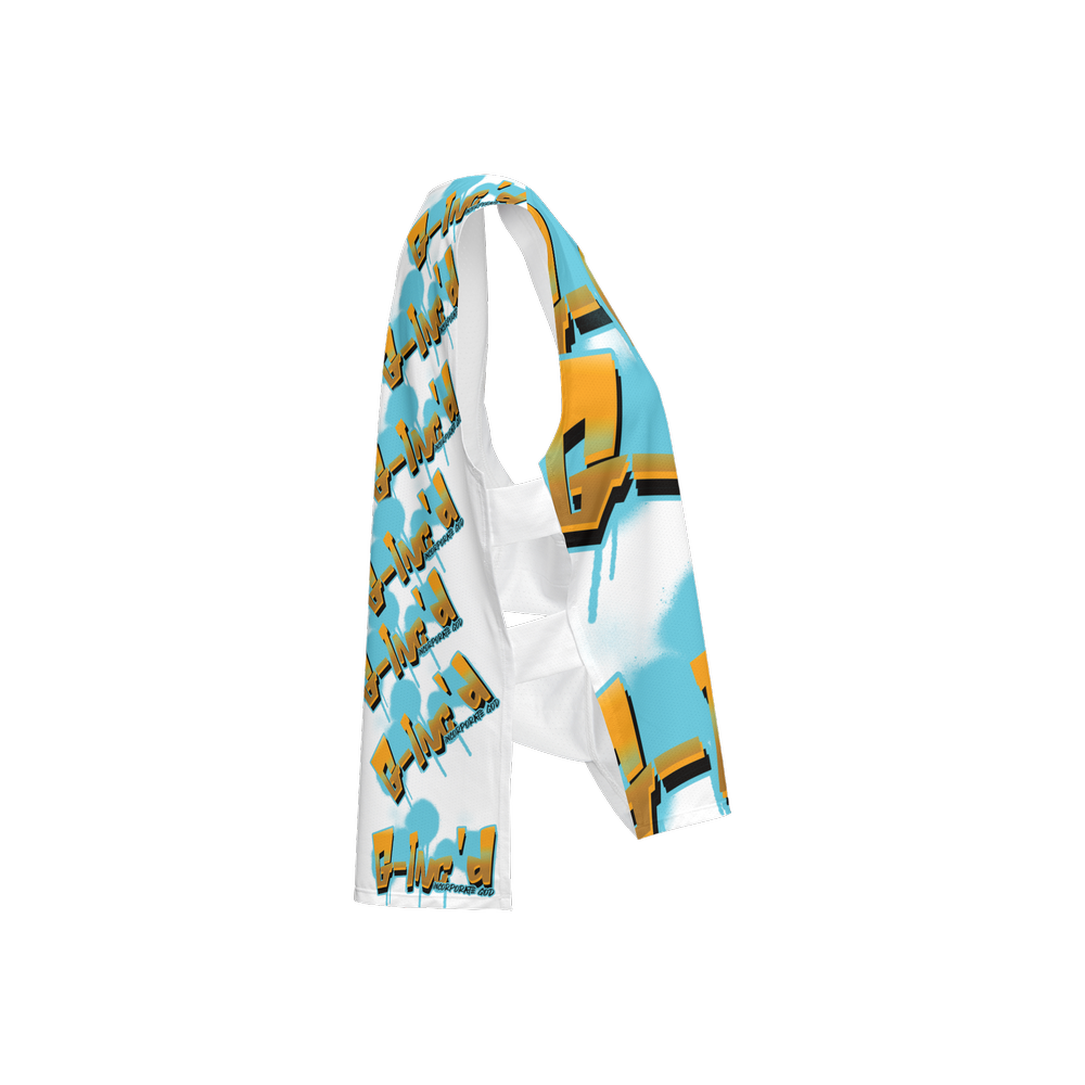 G-Inc'd  Seamless Open Side Tank Top White