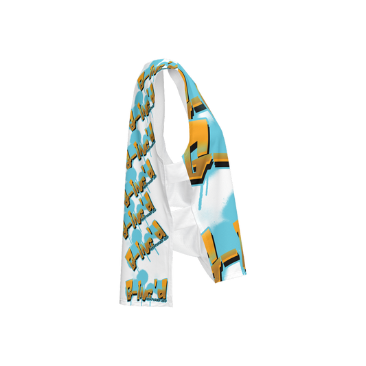 G-Inc'd Seamless Open Side Tank Top White