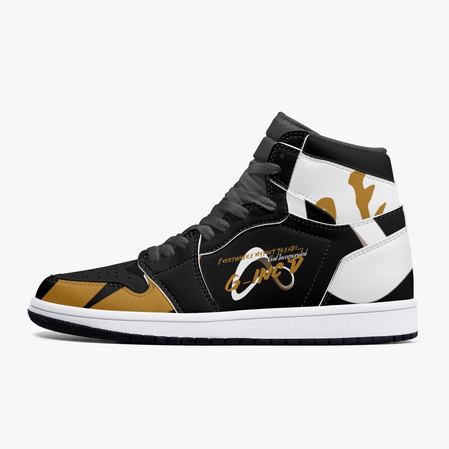 G-Inc'd  Crazy Treads Leather Sneakers