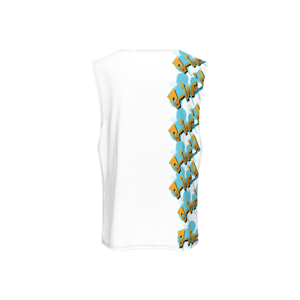 G-Inc'd  Seamless Open Side Tank Top White