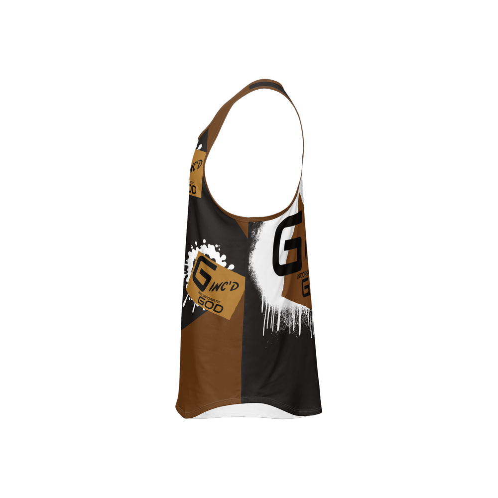 G-Inc'd Men's Muscle Tank Brown