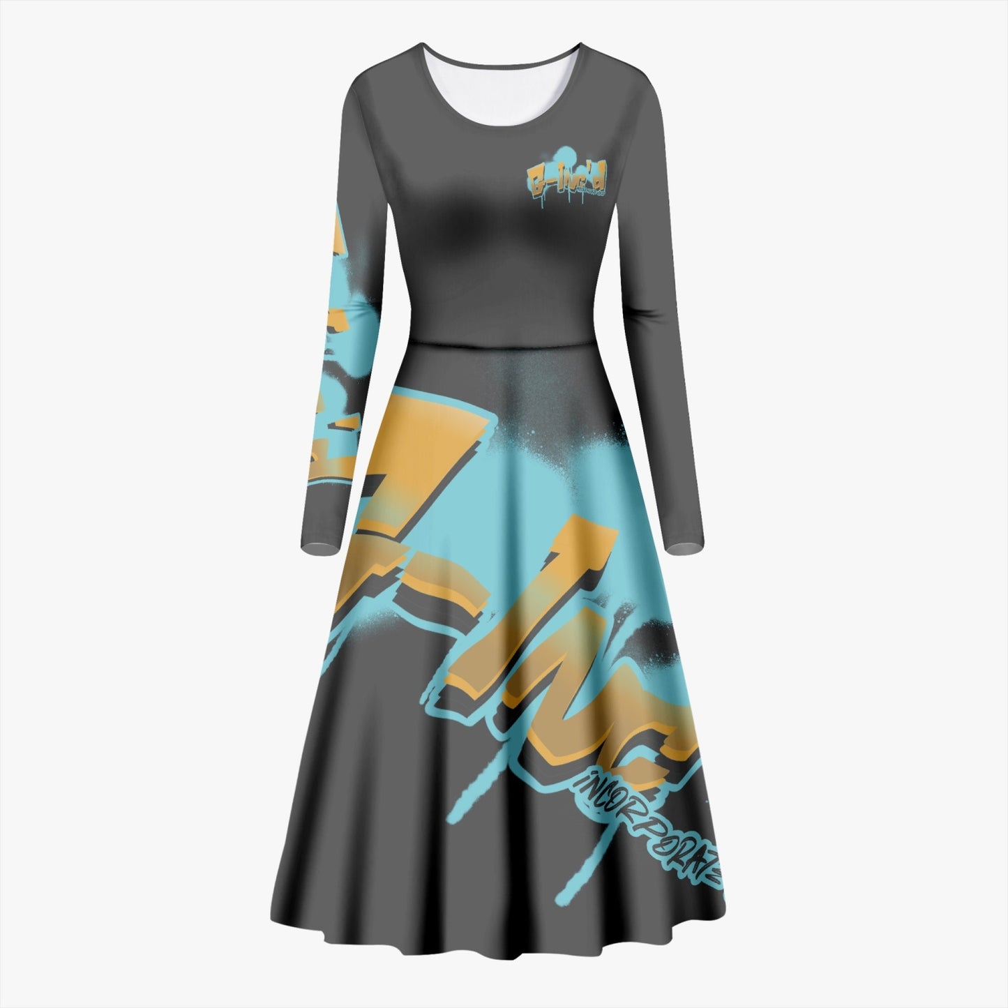 G-Inc'D Sleeved Swing Dress