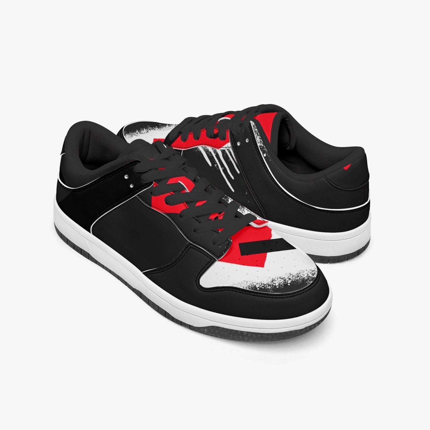 G-Inc'd Dunk Stylish Low-Top Leather Sneakers