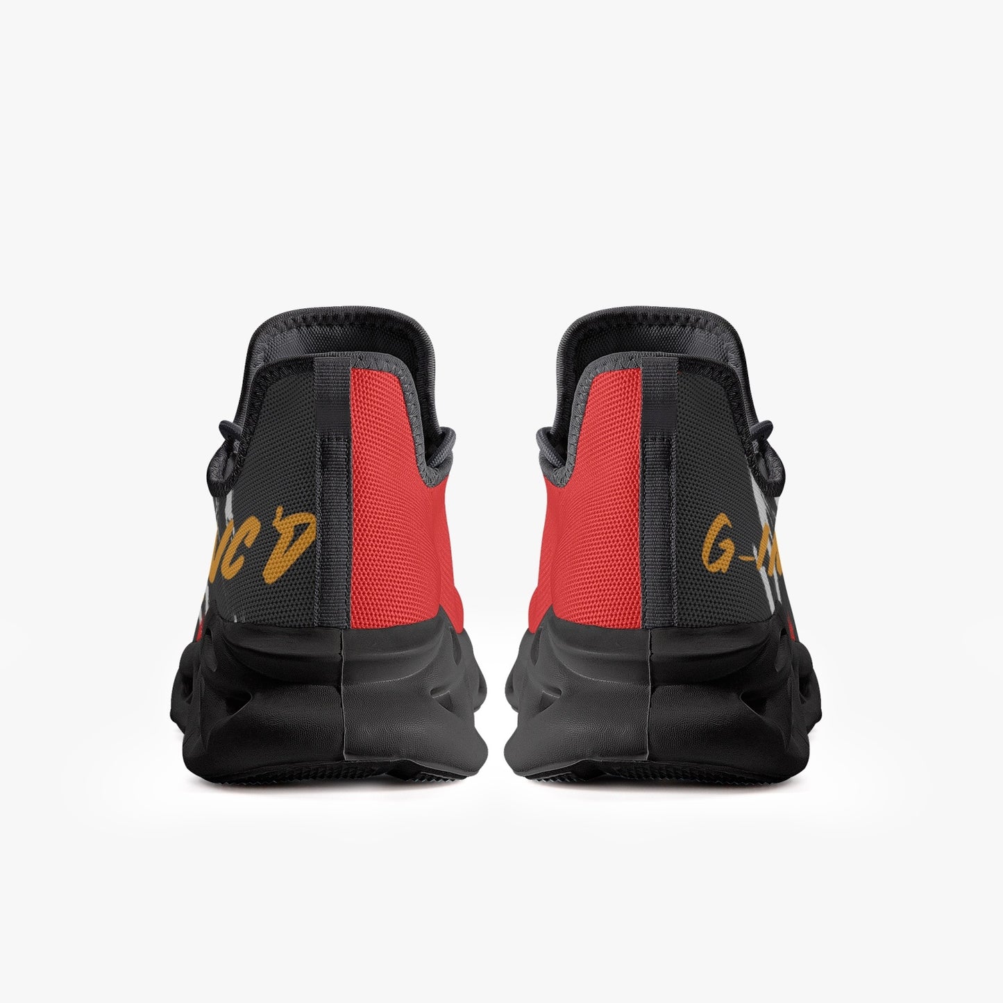 Unisex G-Inc'd Mesh Knit Sneakers -Red/ Black