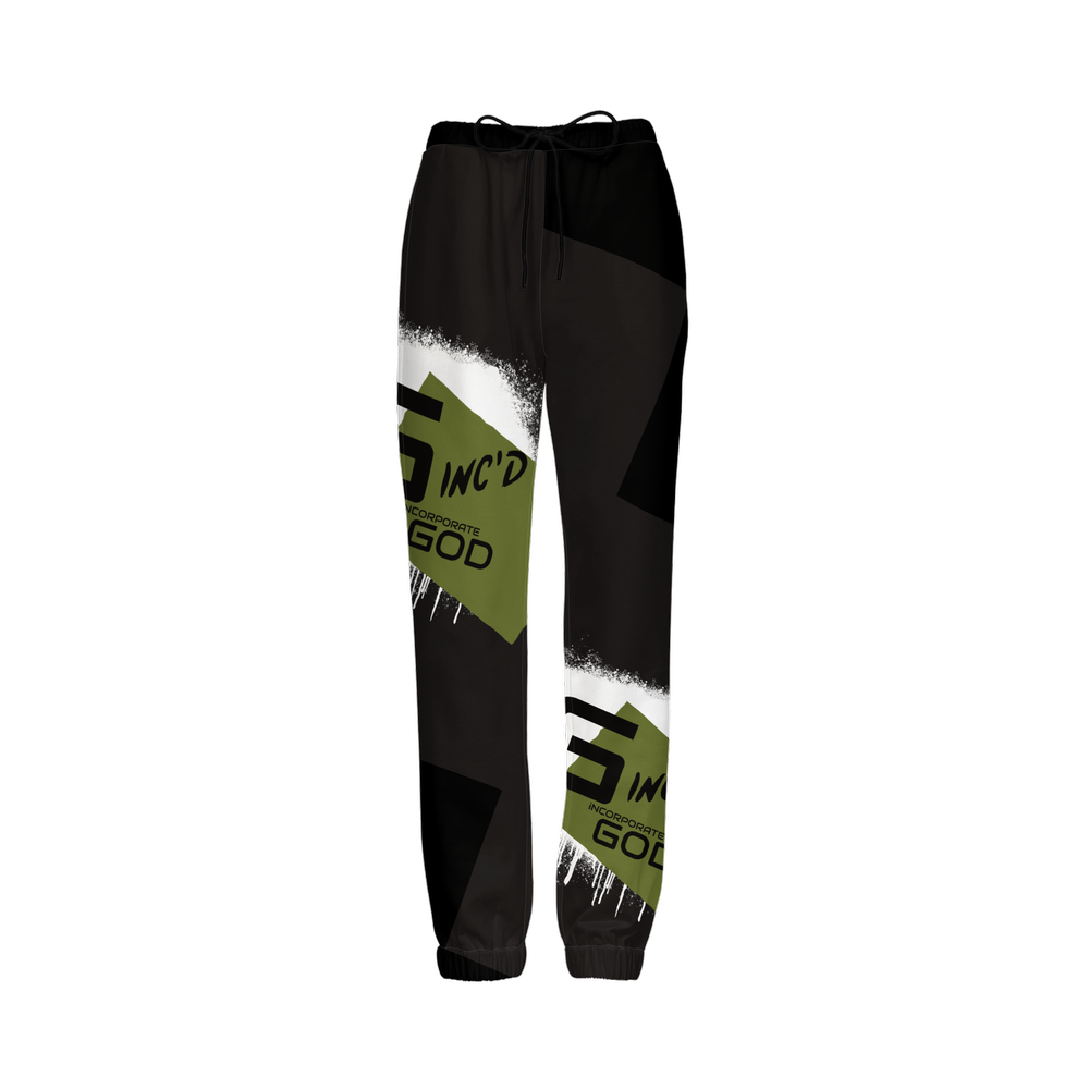 G-Inc'd Unisex Casual Fit Jogging Pants Olive
