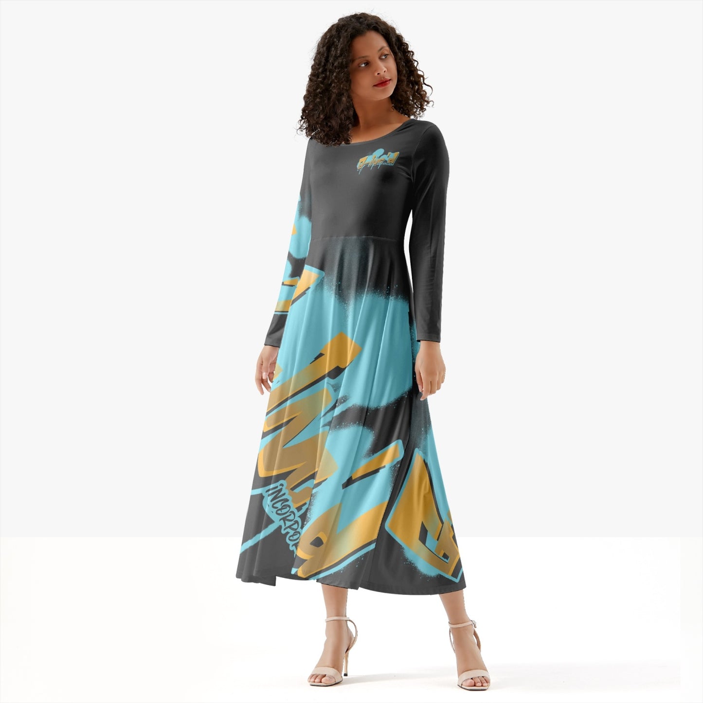 G-Inc'D Sleeved Swing Dress