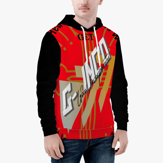 G-Inc'd Trending Men's Hoodie Red/Black