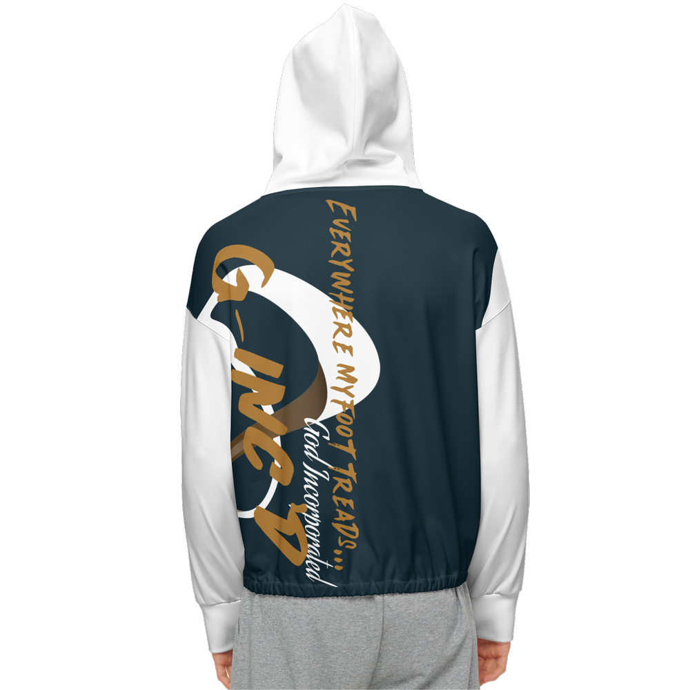 G-Inc'd Men’s Relaxed Fit Full-Zip Jacket White