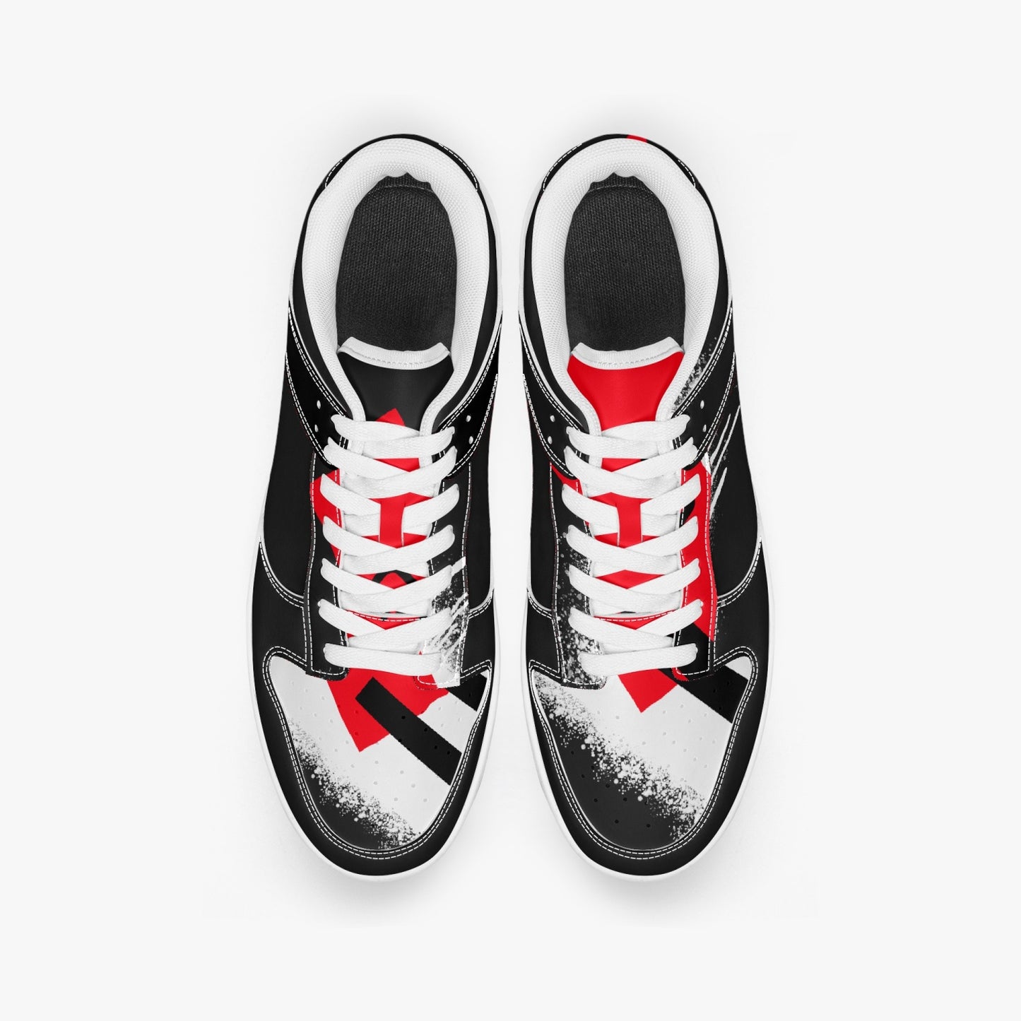 G-Inc'd Dunk Stylish Low-Top Leather Sneakers