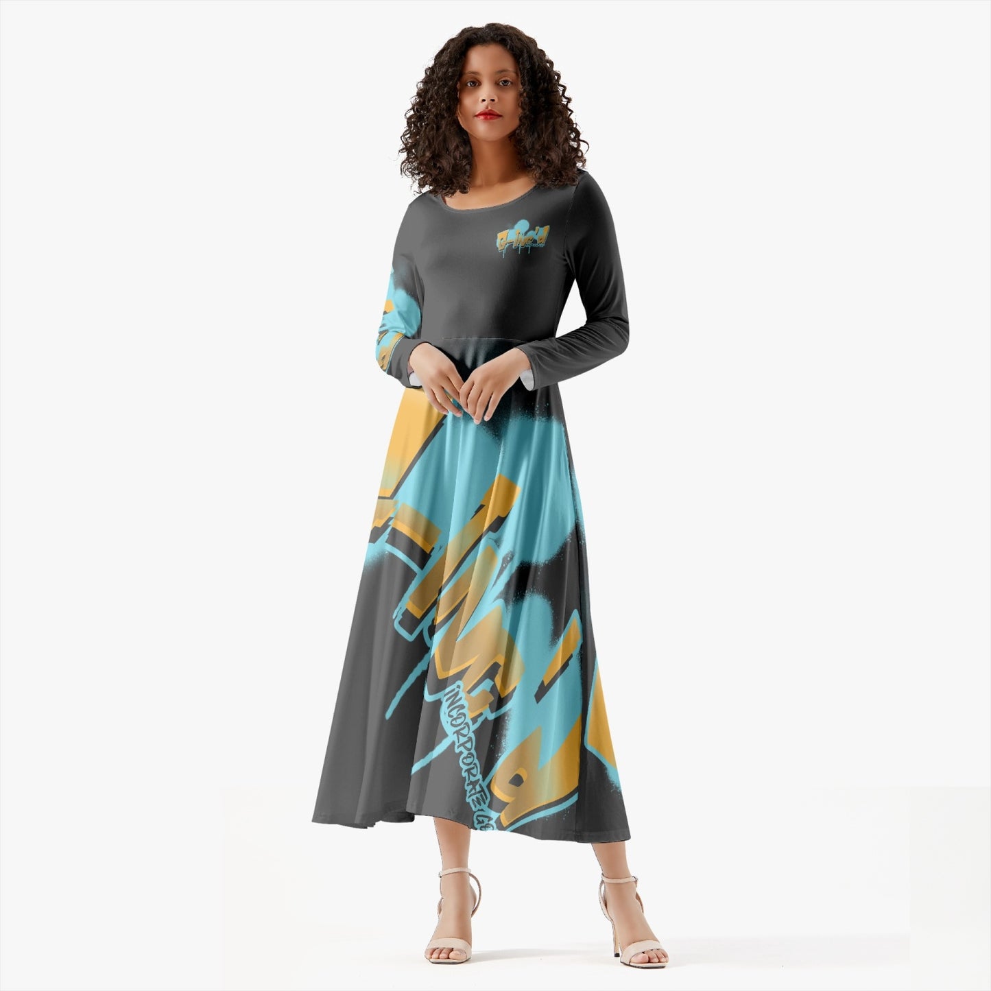 G-Inc'D Sleeved Swing Dress